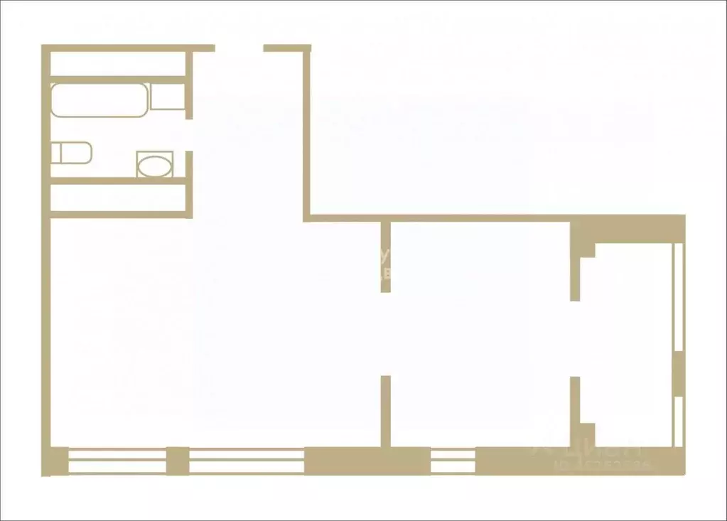 2-к кв. Москва Береговой проезд, 5к2 (68.0 м) - Фото 2