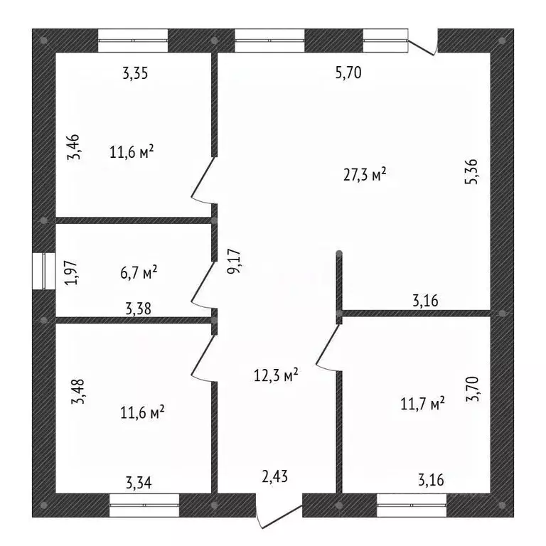 Дом в Башкортостан, Уфа городской округ, с. Нагаево ул. Плодородная ... - Фото 2