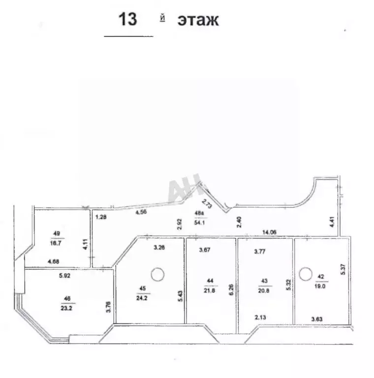 Помещение свободного назначения в Москва 2-я Брестская ул., 8 (180 м) - Фото 1