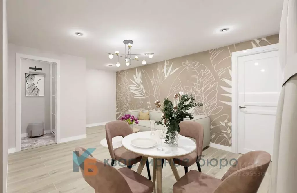 2-к кв. Омская область, Омск просп. Космический, 35 (43.0 м) - Фото 2