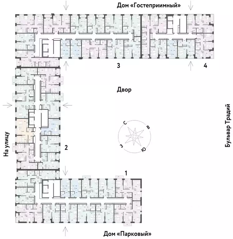 3-к кв. Тюменская область, Тюмень ул. Новоселов, 100 (58.61 м) - Фото 1