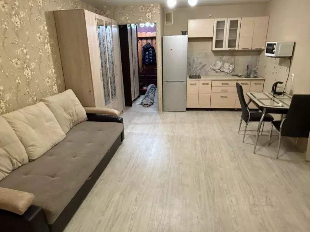 Студия Тюменская область, Тюмень Микрорайон мыс, ул. Судоремонтная, ... - Фото 1