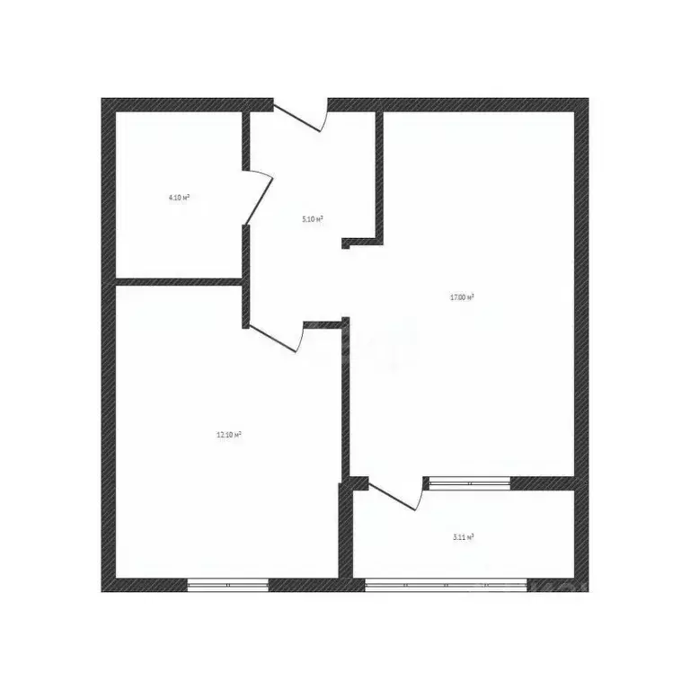 1-к кв. Брянская область, Брянск ул. Ульянова, 24 (40.32 м) - Фото 0