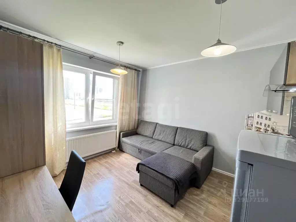 Студия Санкт-Петербург дор. Муринская, 27к2 (17.7 м) - Фото 1