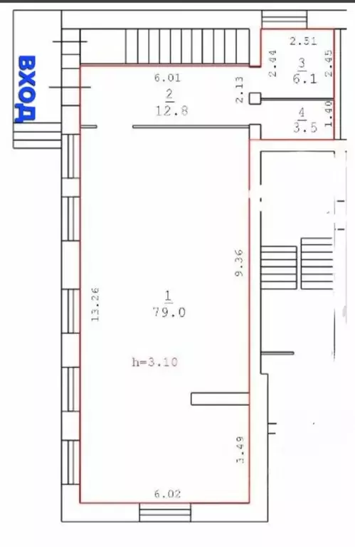 Помещение свободного назначения в Вологодская область, Вологда ул. ... - Фото 0