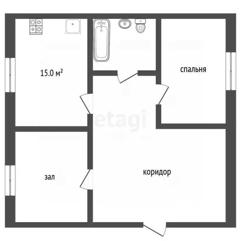 2-к кв. Ставропольский край, Кисловодск Парковая ул. (74.8 м) - Фото 1