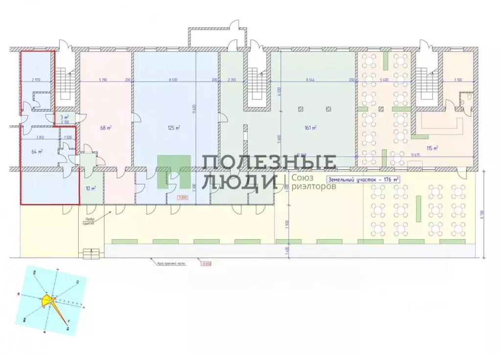 Торговая площадь в Краснодарский край, Новороссийск наб. Адмирала ... - Фото 2