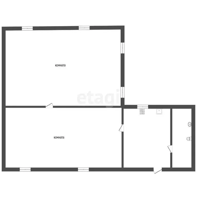 Дом в Ишим, улица Полины Осипенко (28.3 м) - Фото 1