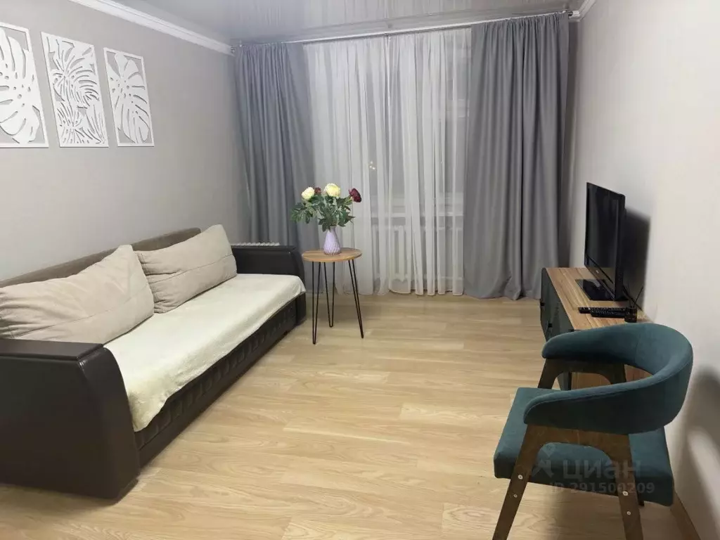 1-к кв. Татарстан, Елабуга 4/5 мкр, ул. Хирурга Нечаева, 16 (39.0 м) - Фото 1