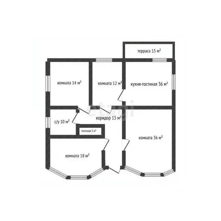 Дом в Адыгея, Гиагинская ст-ца ул. Кирова (135 м) - Фото 1