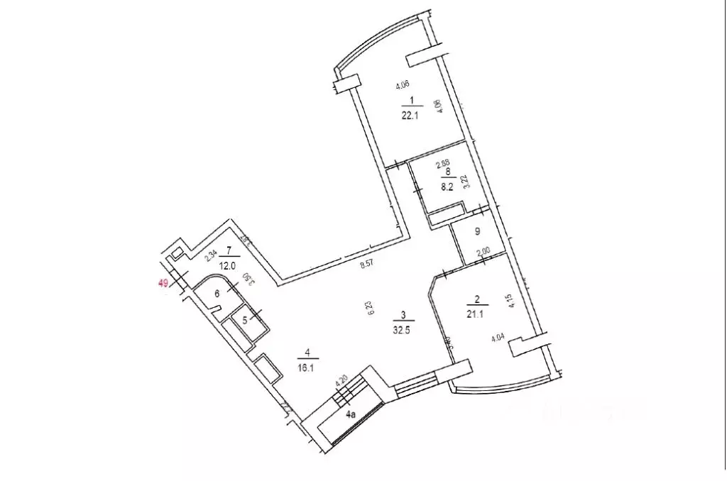3-к кв. Москва просп. Вернадского, 92 (120.4 м) - Фото 1