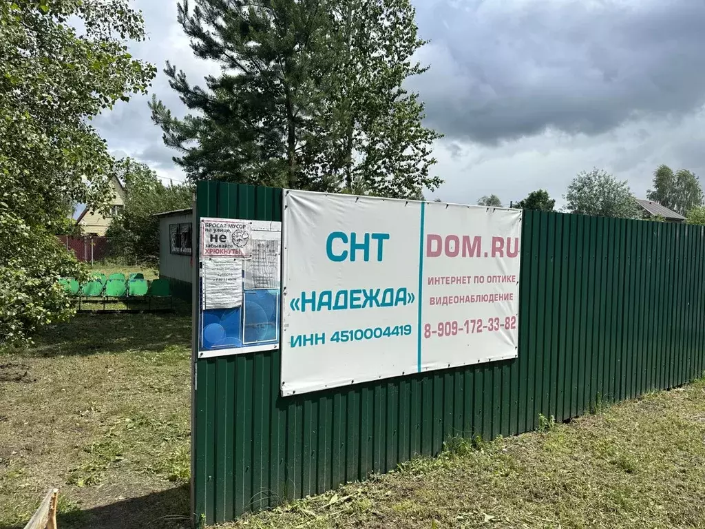 Участок в Курганская область, Кетовский муниципальный округ, Надежда ... - Фото 1