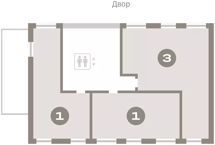 1-комнатная квартира: Екатеринбург, улица Академика Ландау, 7 (84.29 ... - Фото 1