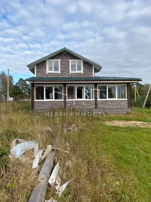 Дом в Ленинградская область, Лужский район, пос. Скреблово ул. 9-я ... - Фото 2