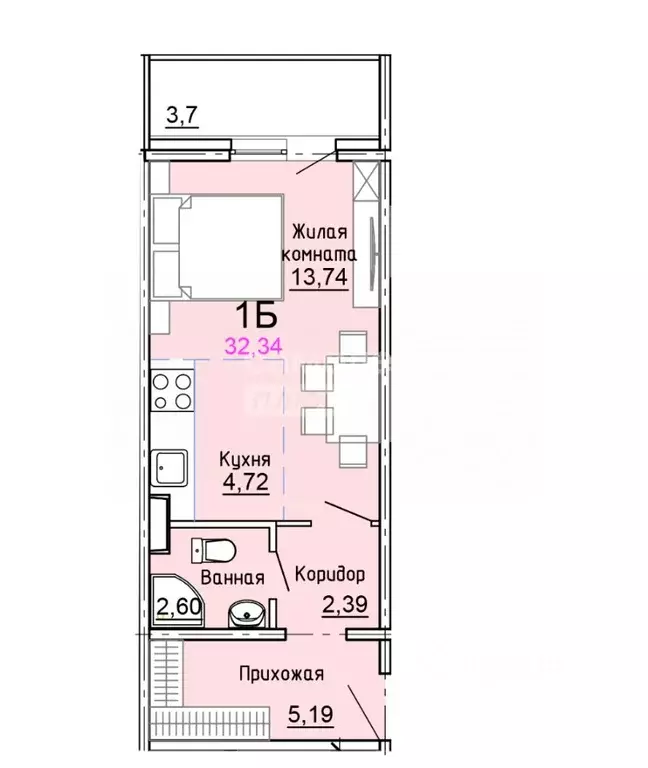 Студия Московская область, Солнечногорск городской округ, Голубое пгт ... - Фото 2