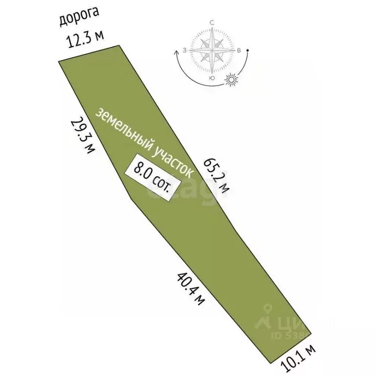 Участок в Ростовская область, Ростов-на-Дону Мясникован мкр, ул. 4-я ... - Фото 2
