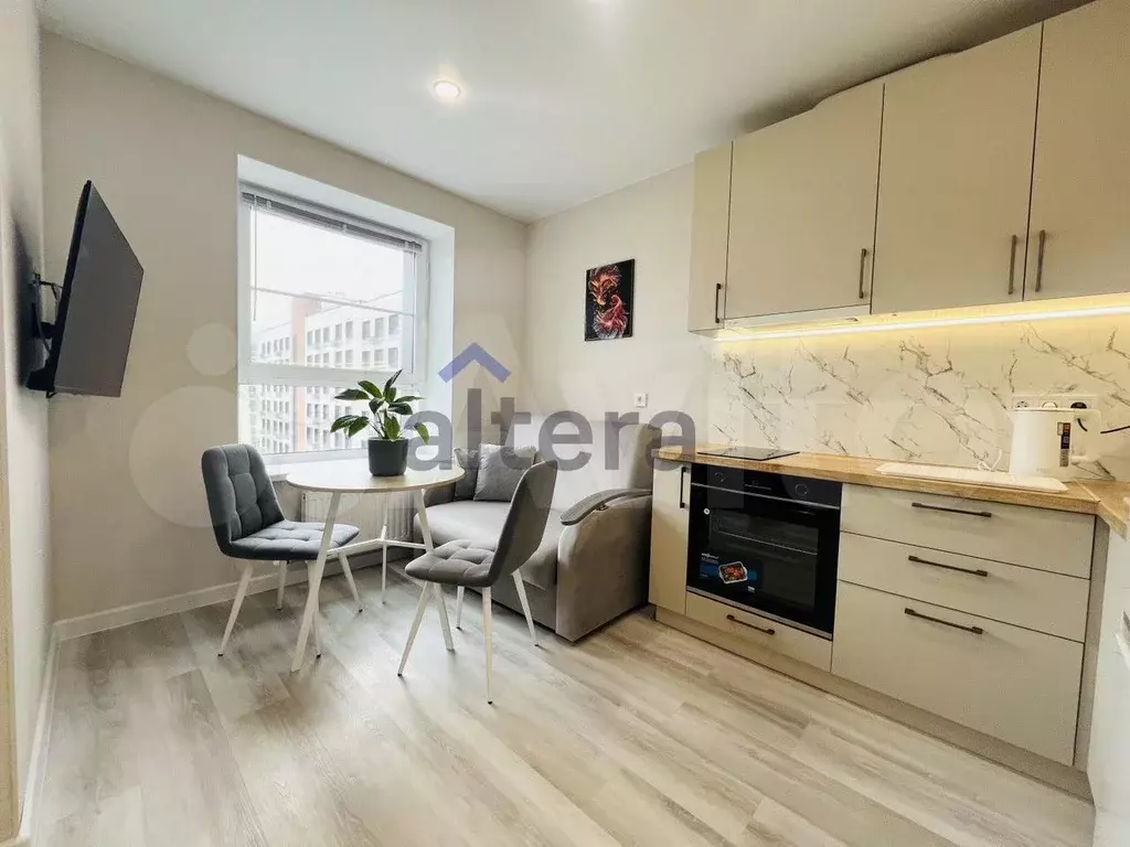 Квартира-студия, 33,7 м, 6/10 эт. - Фото 0