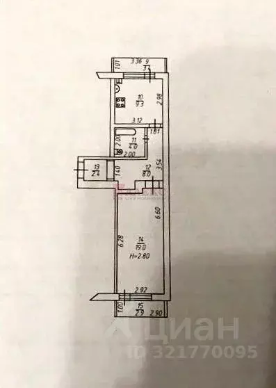 1-к кв. Ростовская область, Ростов-на-Дону Доломановский пер., 179 ... - Фото 1