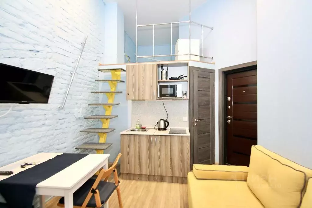 Студия Санкт-Петербург ул. Чайковского, 40 (14.0 м) - Фото 1