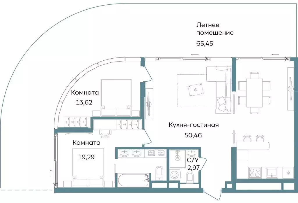 3-комнатная квартира: Республика Крым, Саки (151.79 м) - Фото 1