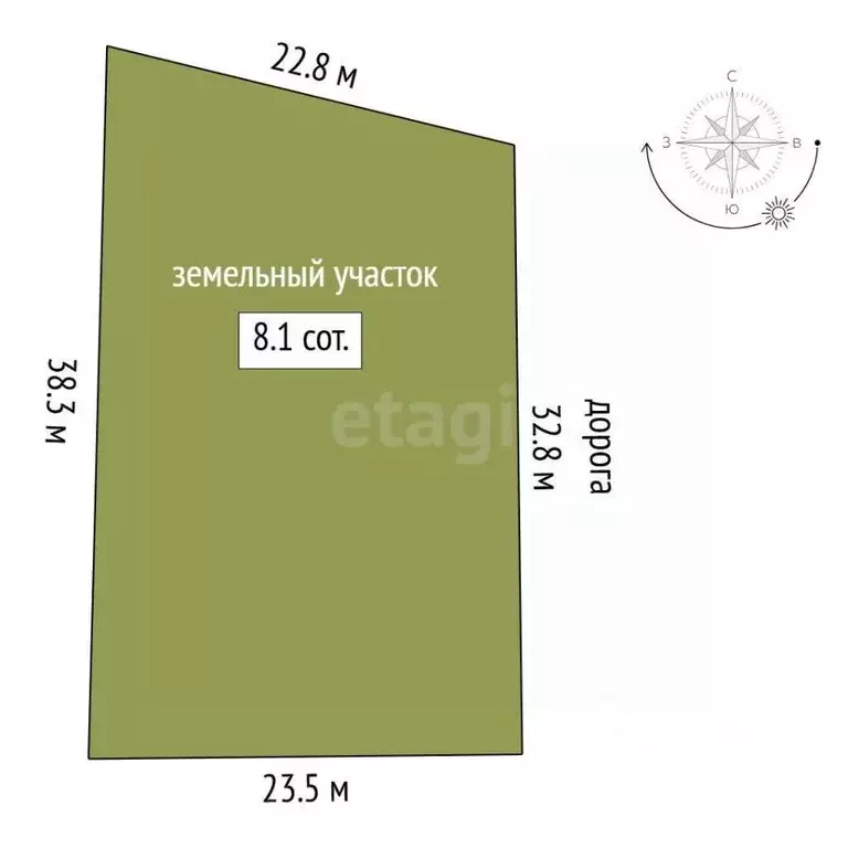 Участок в Тюменская область, Тюменский муниципальный округ, ... - Фото 2