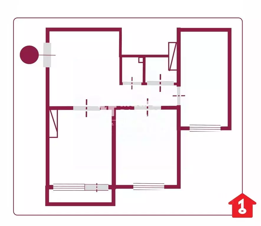 2-к кв. Омская область, Омск ул. 11-я Ремесленная, 25 (59.8 м) - Фото 2