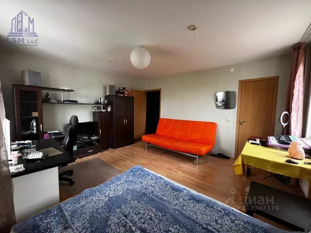 Квартира, 1 комната, 44.5 м - Фото 1