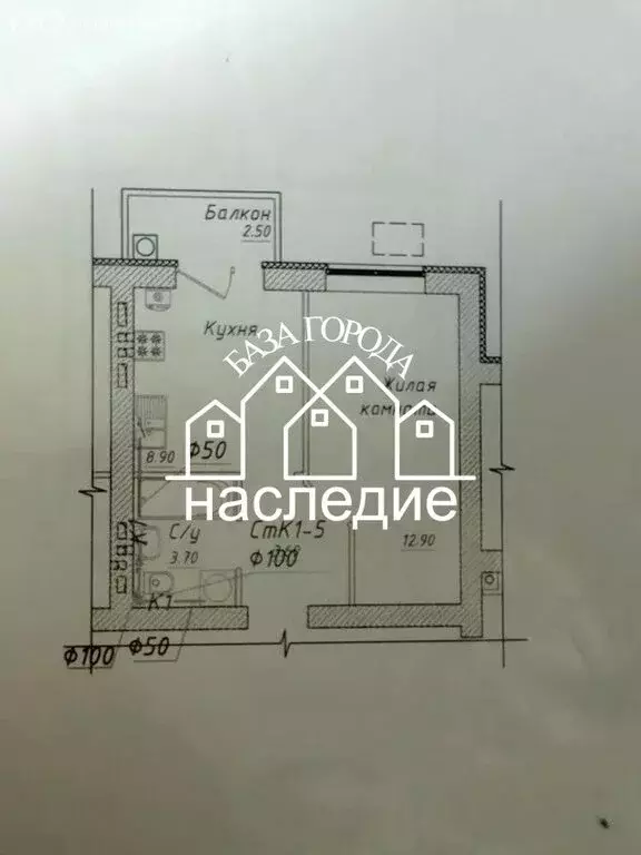 1-комнатная квартира: Михайловск, улица Ишкова, 103/1 (31 м) - Фото 1
