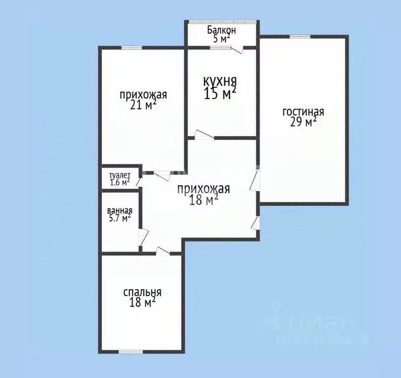 3-к кв. Дагестан, Махачкала ул. Шелковая, 17А (118.0 м) - Фото 2