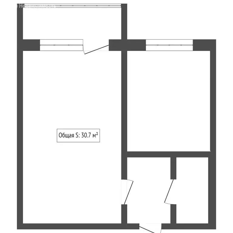 1-комнатная квартира: Кемерово, бульвар Строителей, 29 (31 м) - Фото 1