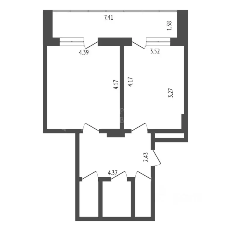 1-к кв. Тюменская область, Тюмень ул. Мельникайте, 2к4 (49.1 м) - Фото 1