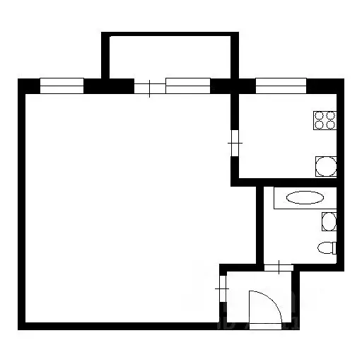 1-к кв. Татарстан, Казань ул. Гарифа Ахунова, 14 (45.0 м) - Фото 1