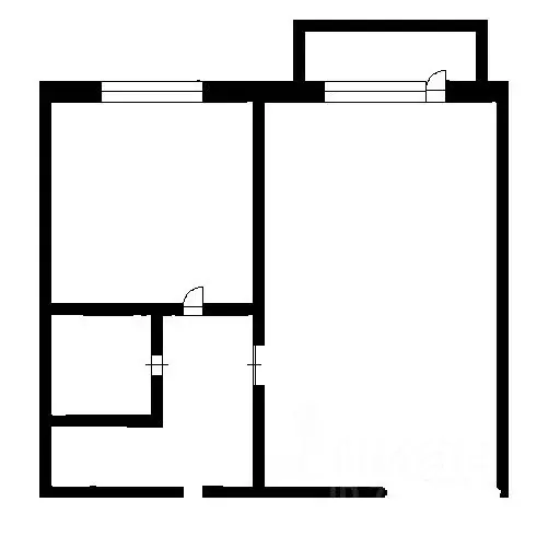 1-к кв. Нижегородская область, Нижний Новгород Запрудная ул., 2 (29.0 ... - Фото 2