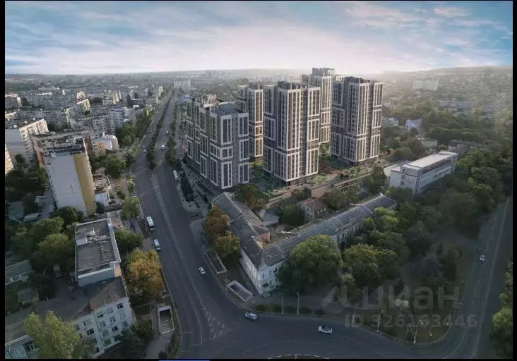 2-к кв. Крым, Симферополь ул. Грибоедова, 7 (51.08 м) - Фото 1