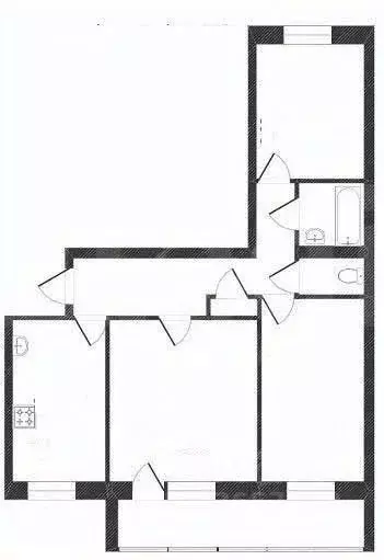 3-к кв. Иркутская область, Иркутск Зеленый мкр, 23 (66.2 м) - Фото 2