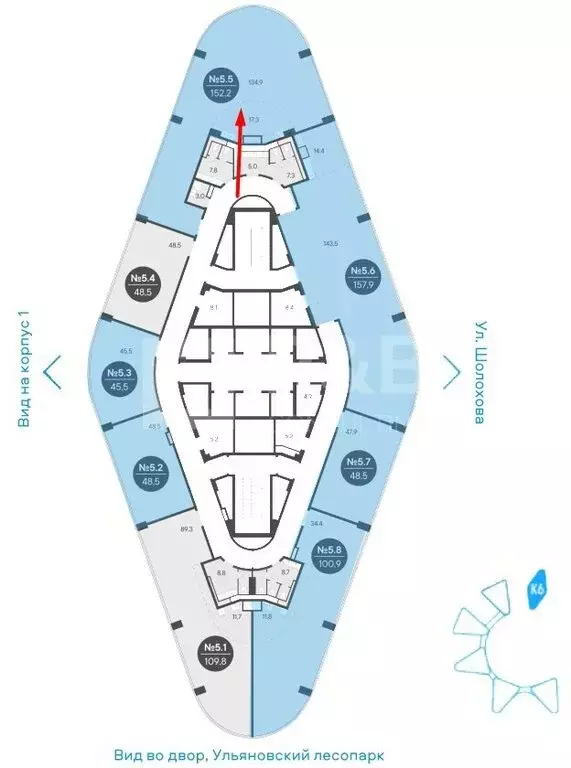 Офис (152.2 м) - Фото 2