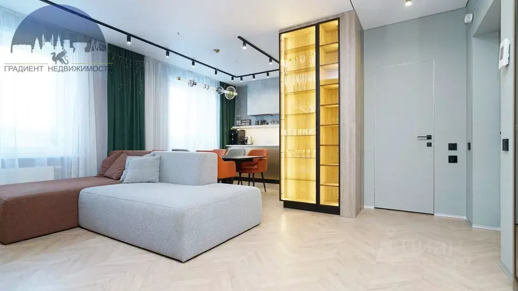 3-к кв. Татарстан, Казань ул. Петра Полушкина, 6 (78.5 м) - Фото 1