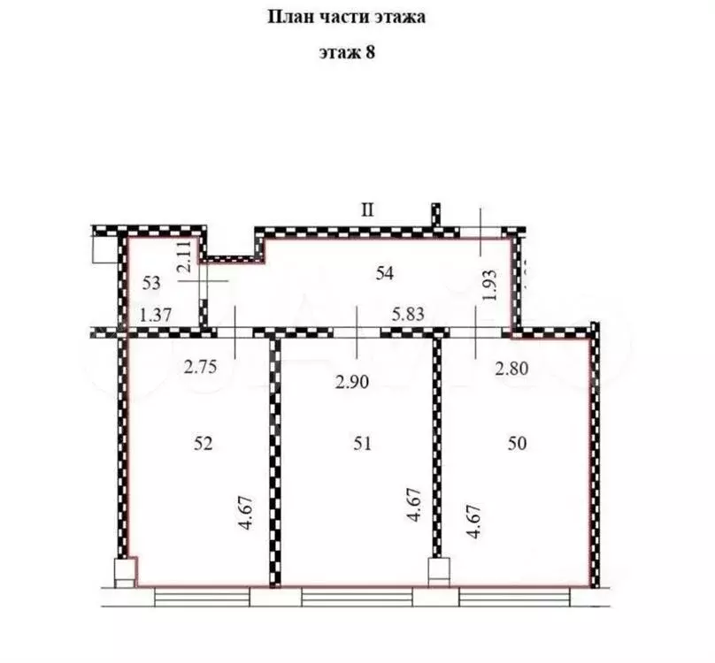 Продажа офисного помещения 52,6 м2 м.Улица Академика Королева СВАО - Фото 0