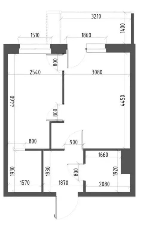 1-комнатная квартира: Тюмень, Профсоюзная улица, 49 (36.6 м) - Фото 1