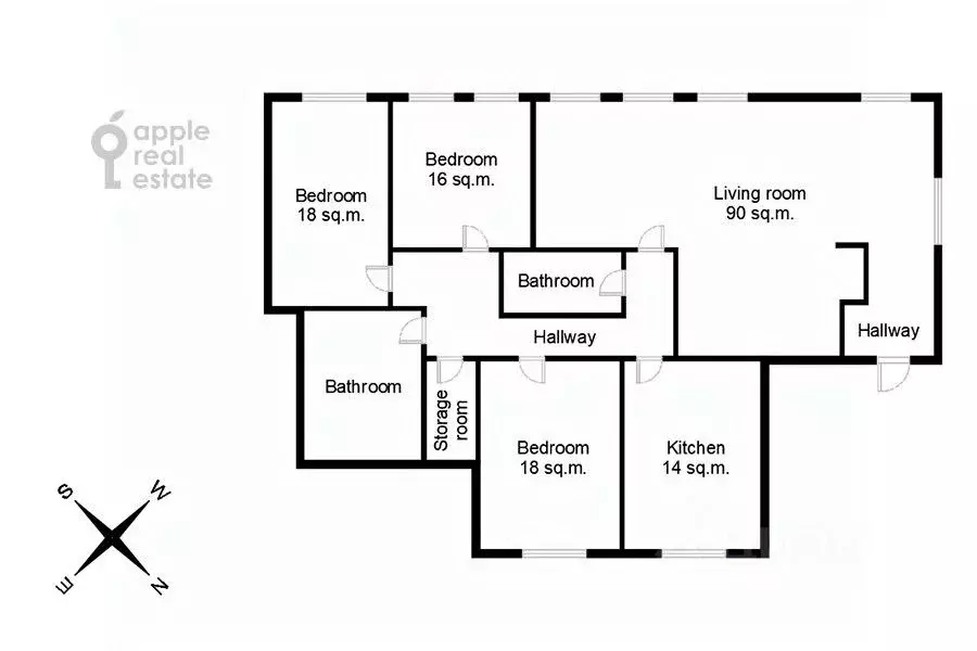 4-к кв. Москва Тверская ул., 6С6 (185.0 м) - Фото 2