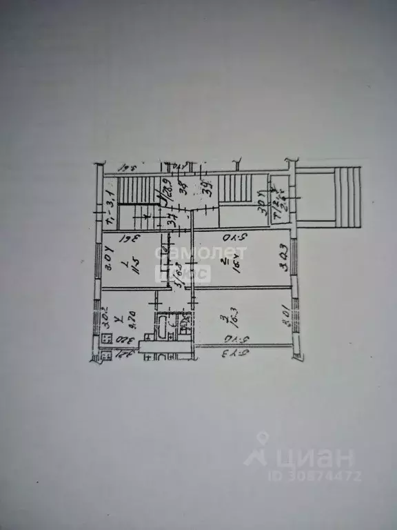 3-к кв. Московская область, Пушкинский городской округ, д. ... - Фото 2