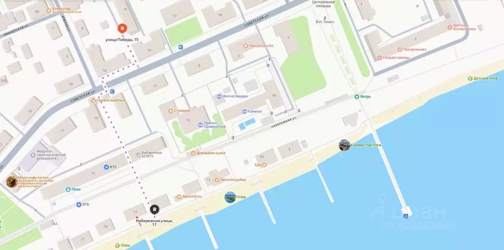 2-к кв. Крым, Феодосия муниципальный округ, Приморский пгт ул. Победы, ... - Фото 2