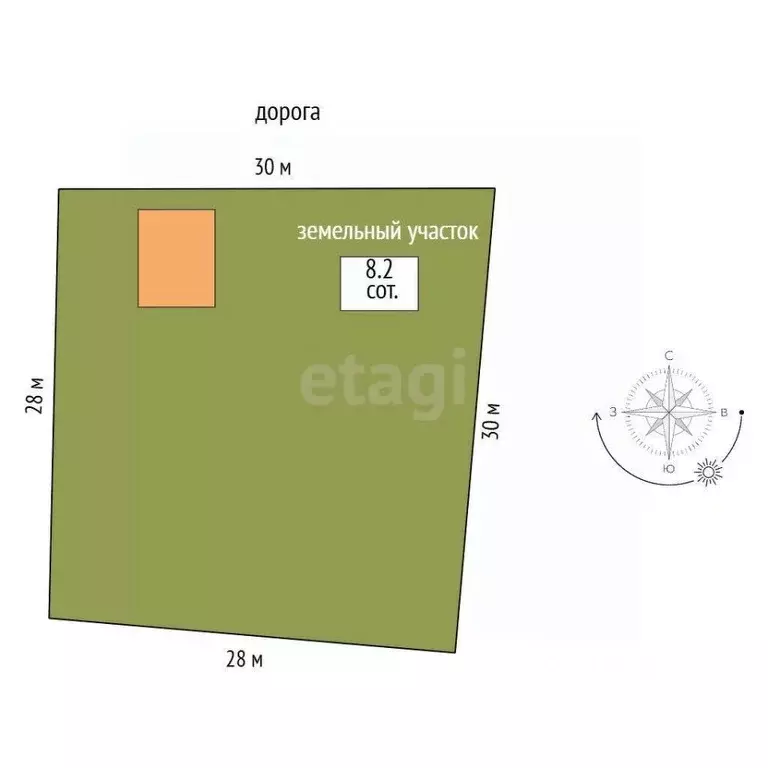 Дом в Вологодская область, Дренаж садоводческое товарищество  (16 м) - Фото 1