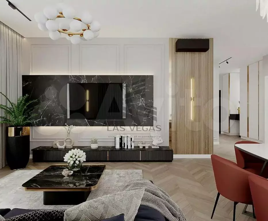 3-к. квартира, 90 м, 5/7 эт. - Фото 1