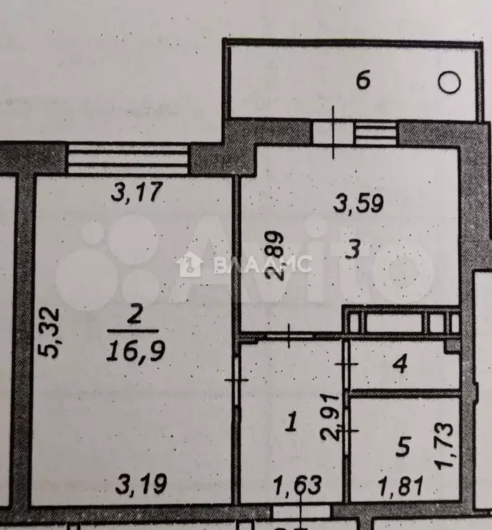 1-к. квартира, 35,7 м, 2/7 эт. - Фото 0