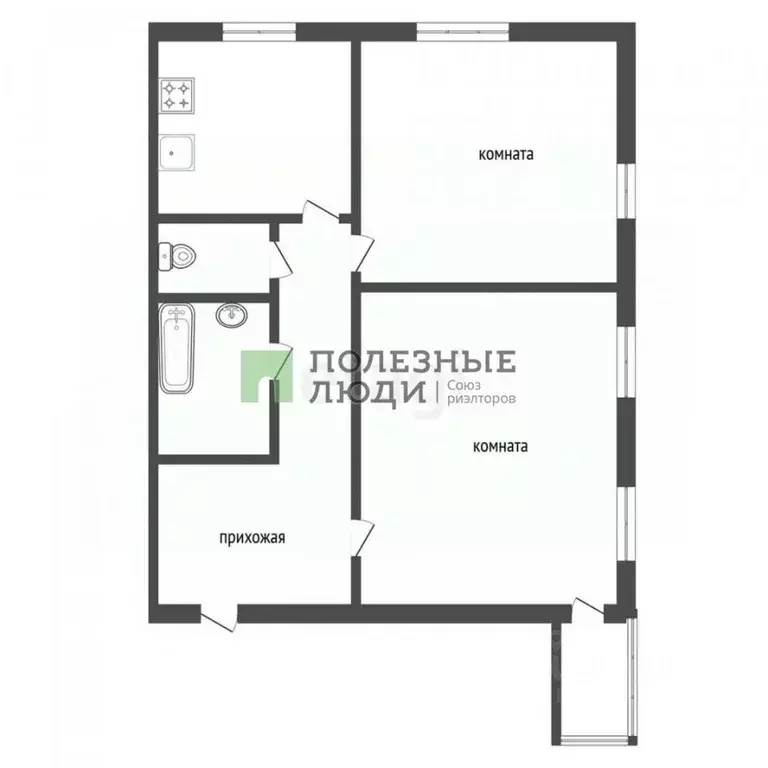 2-к кв. Красноярский край, Красноярск ул. 26 Бакинских Комиссаров, 27 ... - Фото 1