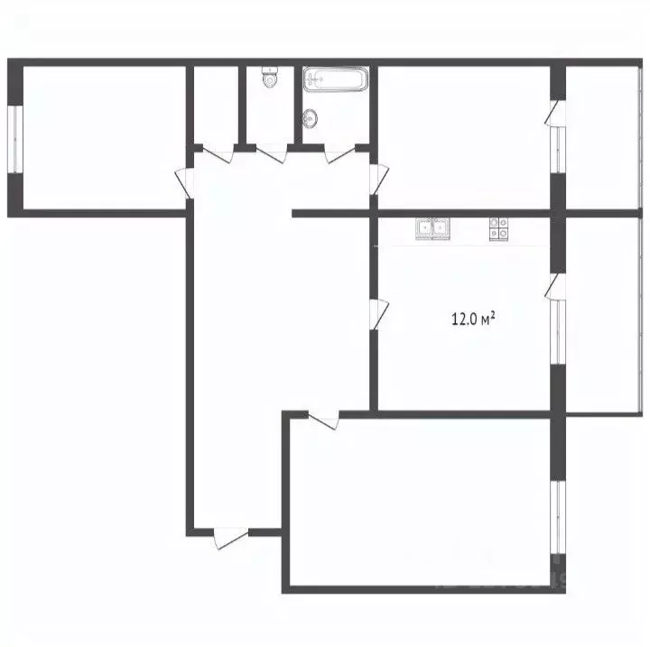 3-к кв. Ставропольский край, Пятигорск ул. Матвеева, 1 (67.0 м) - Фото 2
