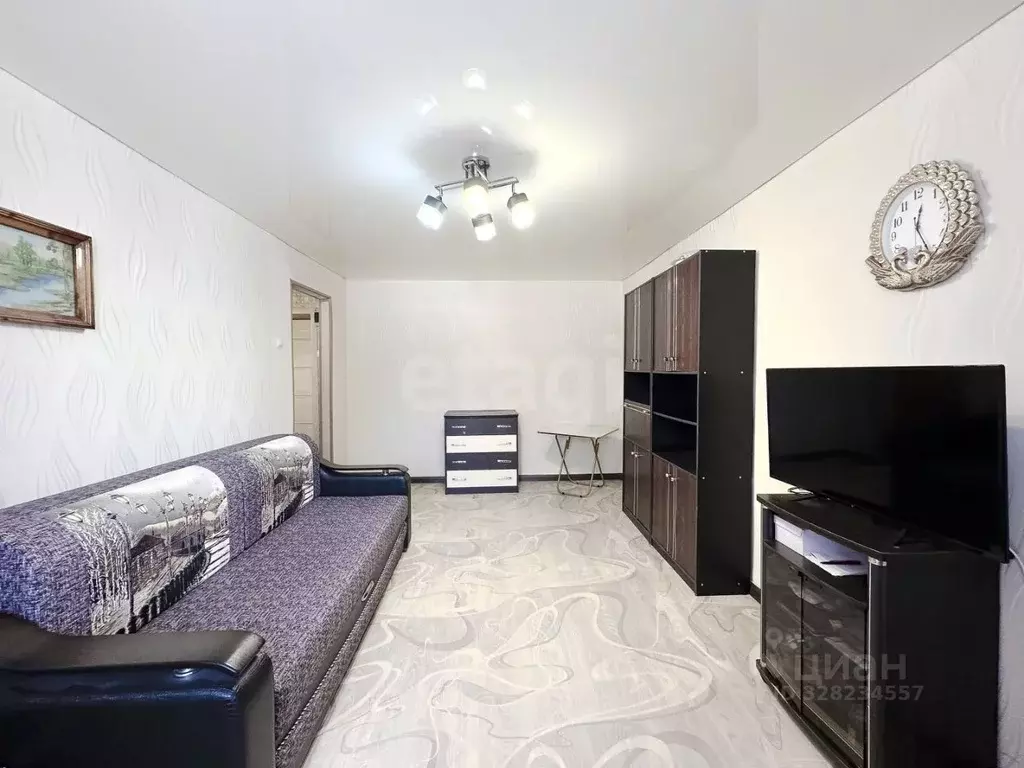 1-к кв. Хабаровский край, Комсомольск-на-Амуре ул. Калинина, 33к2 ... - Фото 1