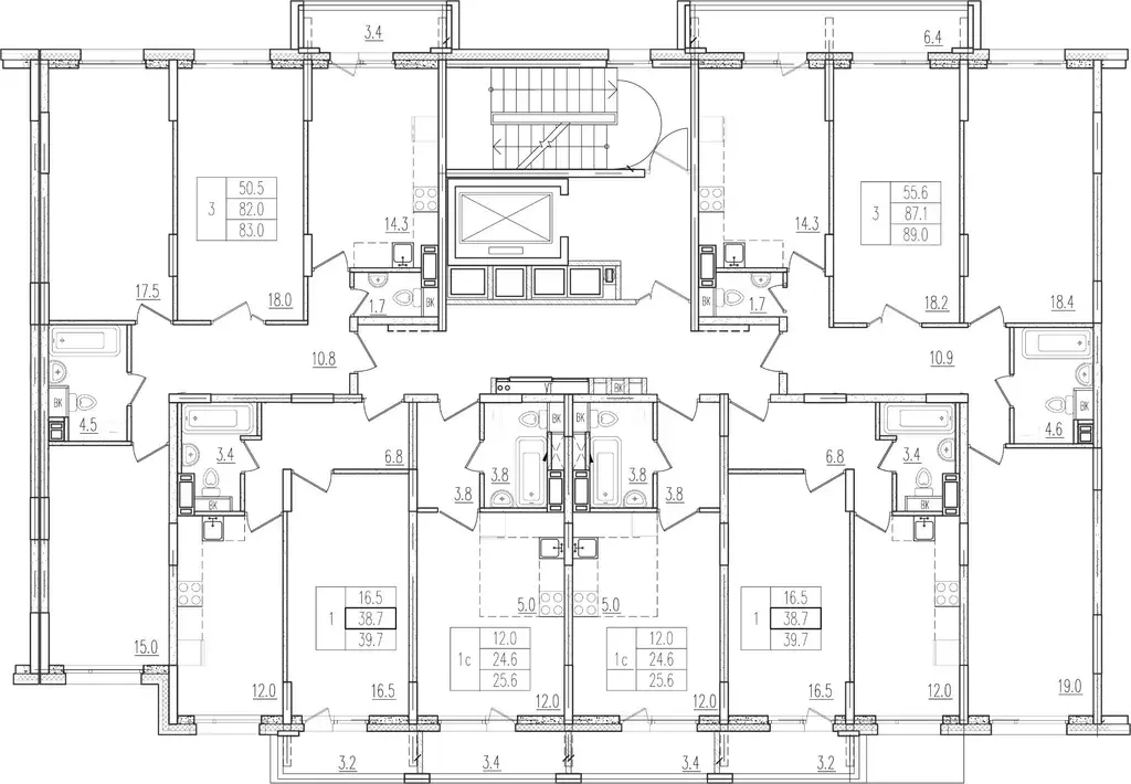 1-к кв. Московская область, Мытищи городской округ, д. Пирогово ул. ... - Фото 2