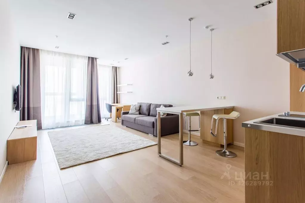 Студия Москва Ходынский бул., 2 (45.0 м) - Фото 1